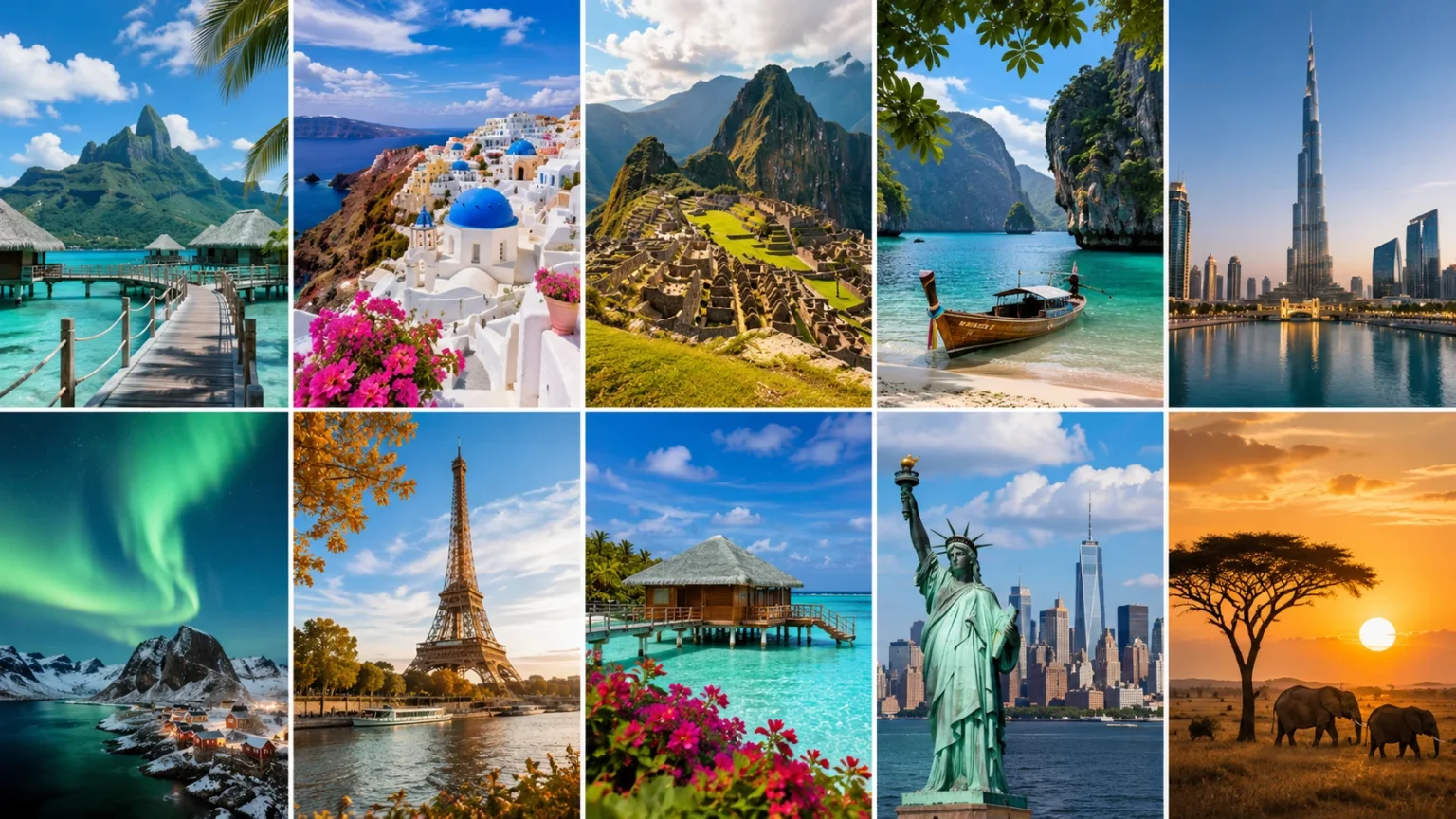 Top 10 Dream Vacation Destinations