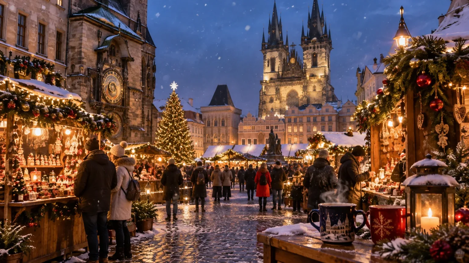 Prague in December Christmas Markets, Snow & Tips